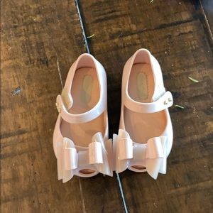 Mini Melissa pink shoes size 5